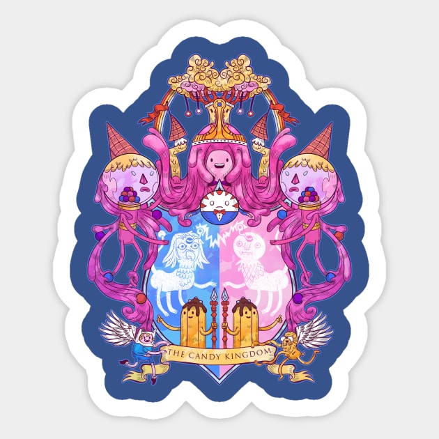 Crest of Candy Sticker by stevenlefcourt